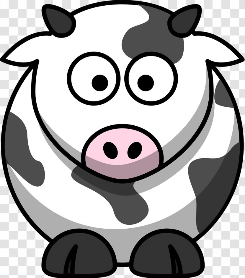 Cattle Cartoon Drawing Clip Art - Animation - Cow Illustration Transparent PNG
