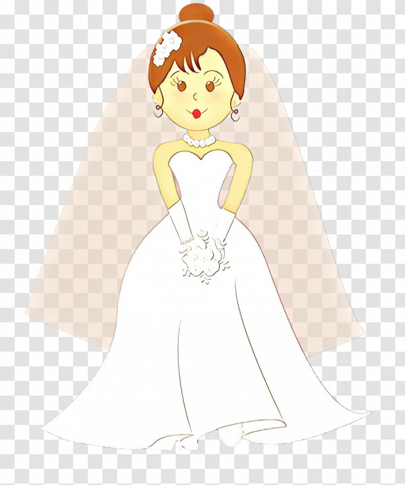 Wedding Girl - Veil - Long Hair Transparent PNG