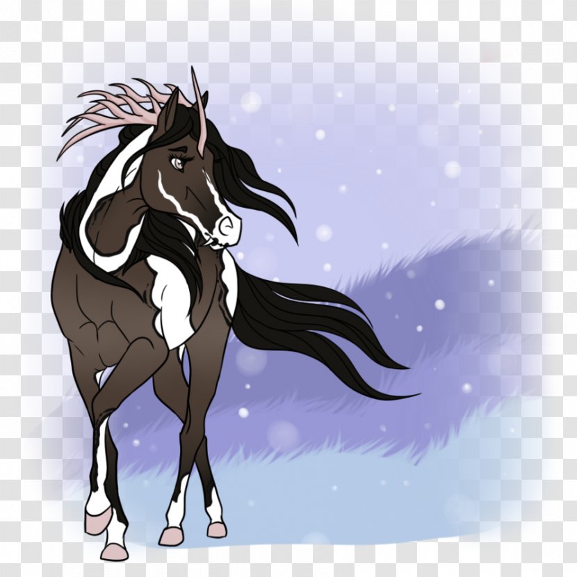 Mane Mustang Stallion Halter Unicorn - Colt Transparent PNG