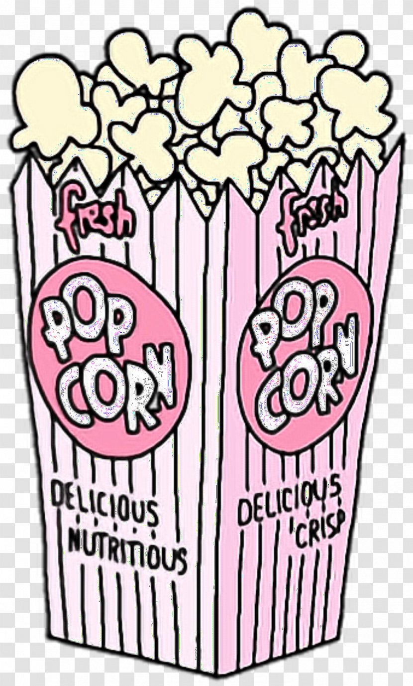 Popcorn Clip Art Drawing Sticker - Snack - Clipart Picture Transparent PNG
