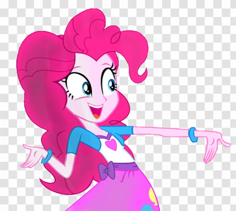 Pinkie Pie Cartoon Clip Art - Watercolor - Equestria Girls Transparent PNG