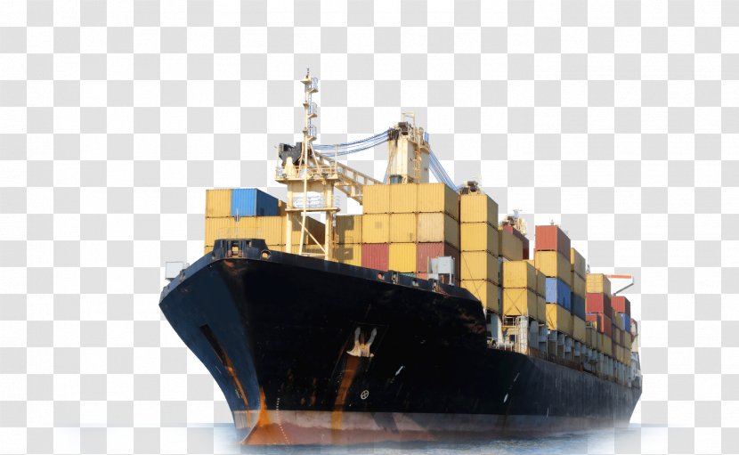 Freight Transport Cargo Ship Container - Watercraft Transparent PNG