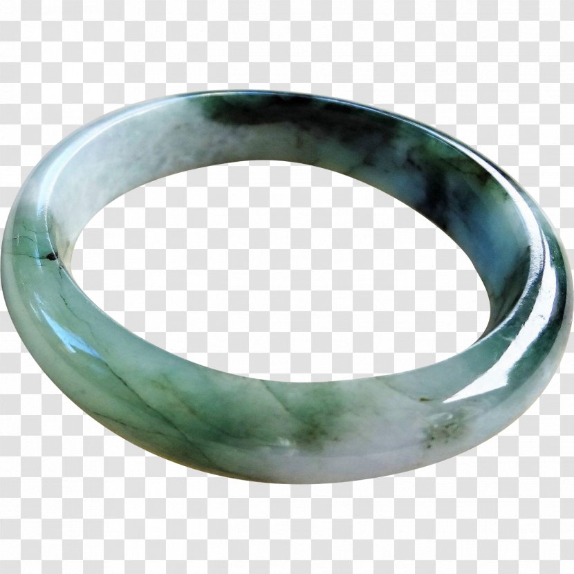 Emerald Jade Bangle Turquoise Body Jewellery - Silver Transparent PNG