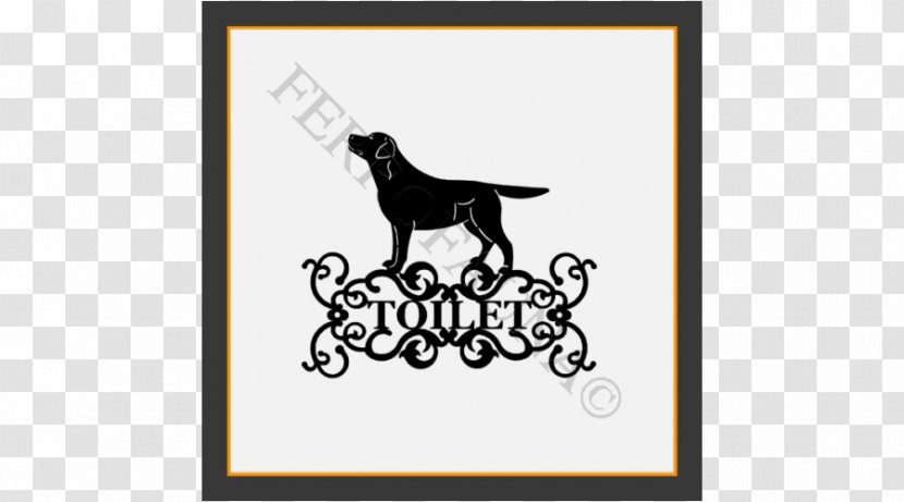 Dog Breed Visual Arts Cartoon - Picture Frame - Labrador Retriever Transparent PNG