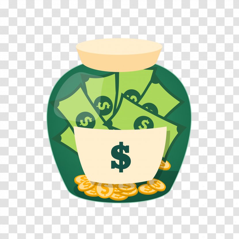 Money Jar Saving Clip Art - Fictional Character Transparent PNG
