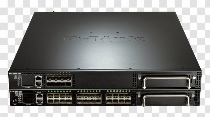 Network Switch D-Link Data Center 10GbE Top-of-Rack DXS-3600 - Tape Drive - 24 PortsManagedStackable 10 Gigabit EthernetOthers Transparent PNG
