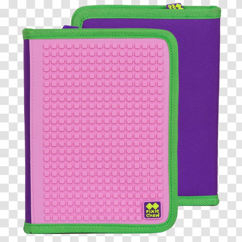 Pen & Pencil Cases Pink Violet Green - Polyester Transparent PNG