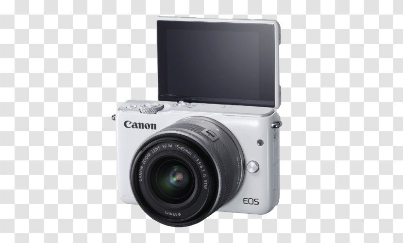 Canon EF-M 22mm Lens Mirrorless Interchangeable-lens Camera 15–45mm - Digital Transparent PNG