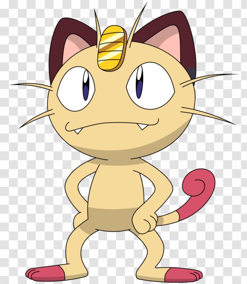 Whiskers Meowth Pokémon GO Ash Ketchum - Heart - Pokemon Go Transparent PNG
