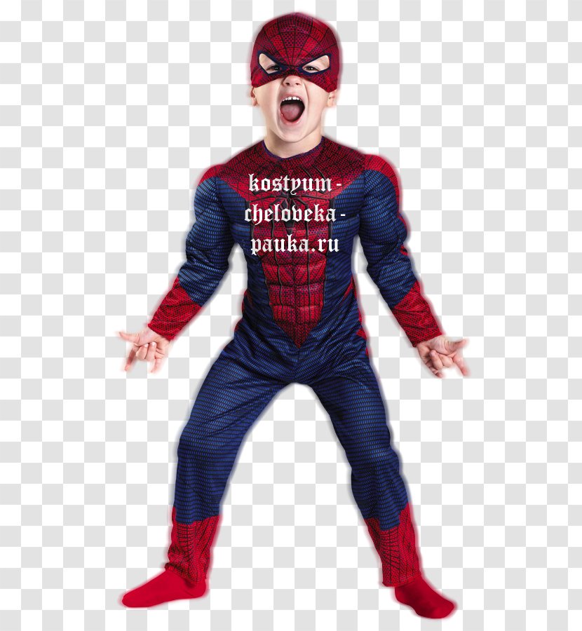 The Amazing Spider-Man Costume Superhero Child - Movie - Spiderman Face Transparent PNG