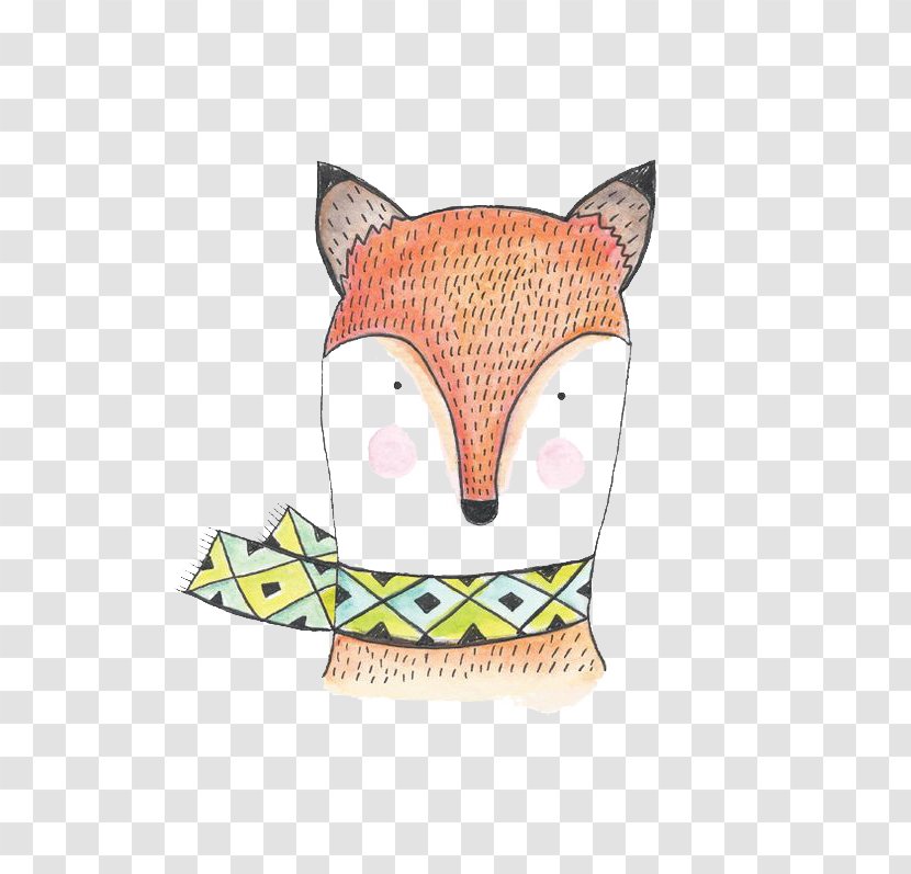 Watercolor Painting Drawing Illustration - Fox Transparent PNG