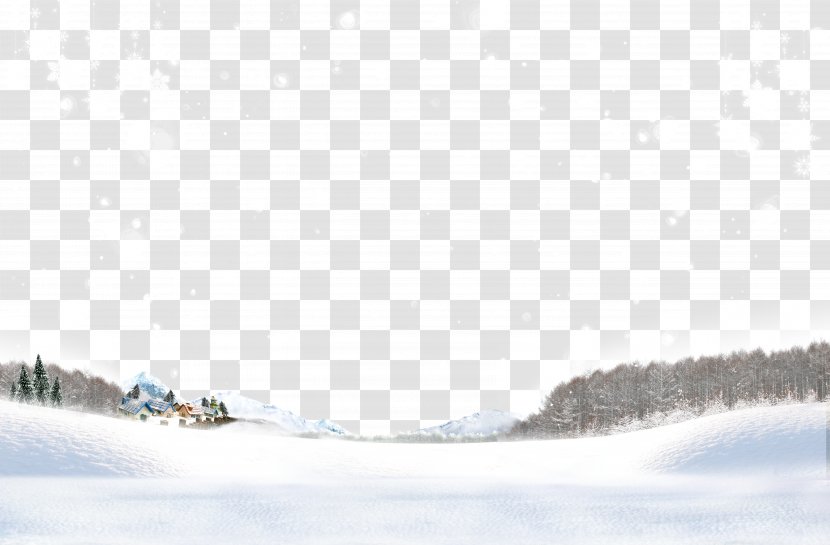 Snow Desktop Environment Download Wallpaper - Winter - Creative Christmas, Snow, Taobao Material, Transparent PNG