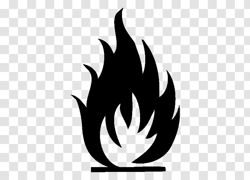 Hazard Symbol Sticker Combustibility And Flammability - Moto Clipart Transparent PNG