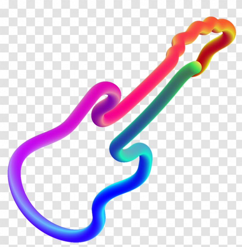 Clip Art Vector Graphics Drawing - Cartoon - Electric Guitar Transparent PNG