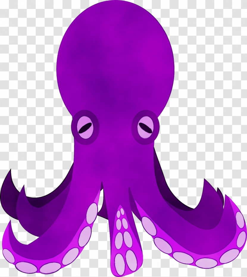 Octopus Giant Pacific Octopus Purple Octopus Violet Transparent PNG