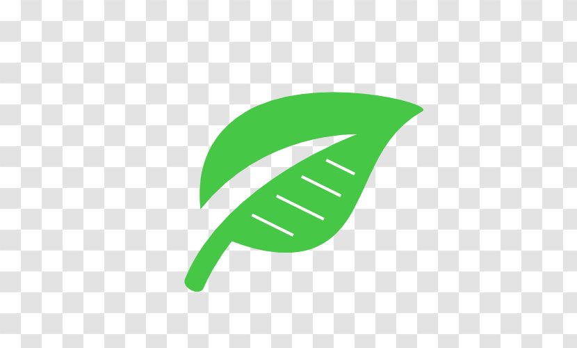Logo Green Line Brand - Leaf Transparent PNG