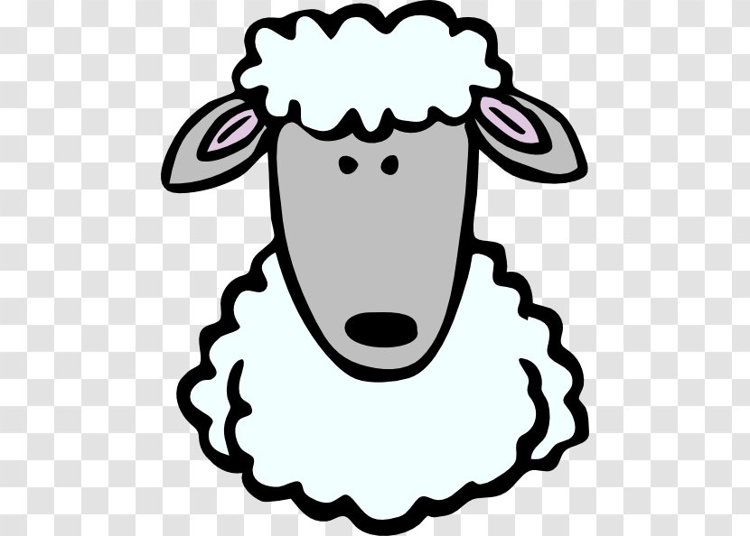 Sheep Mammal Clip Art - Free Content - My Listening Ears Template Transparent PNG