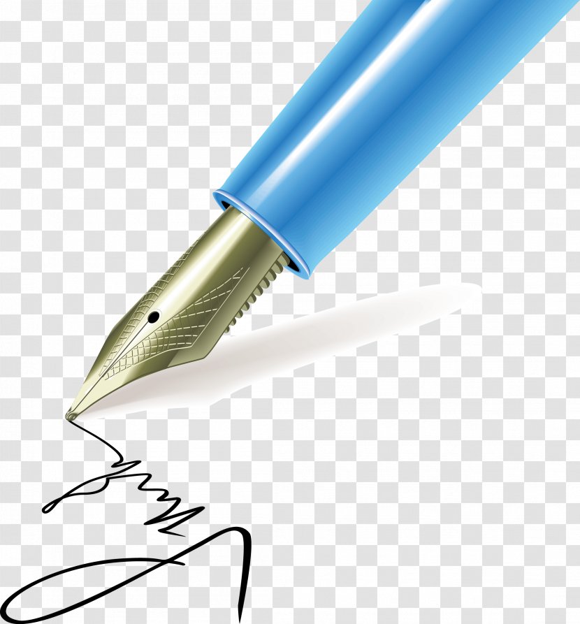 Signature Pen - Drawing - Vector Material Transparent PNG