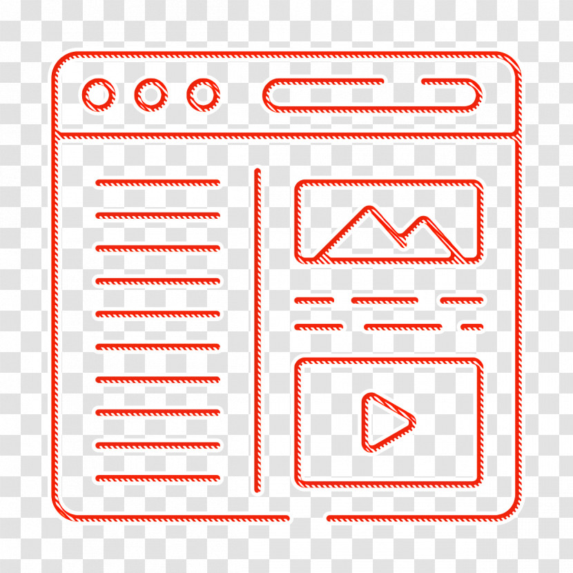 Content Icon Layout Icon Web Design Icon Transparent PNG