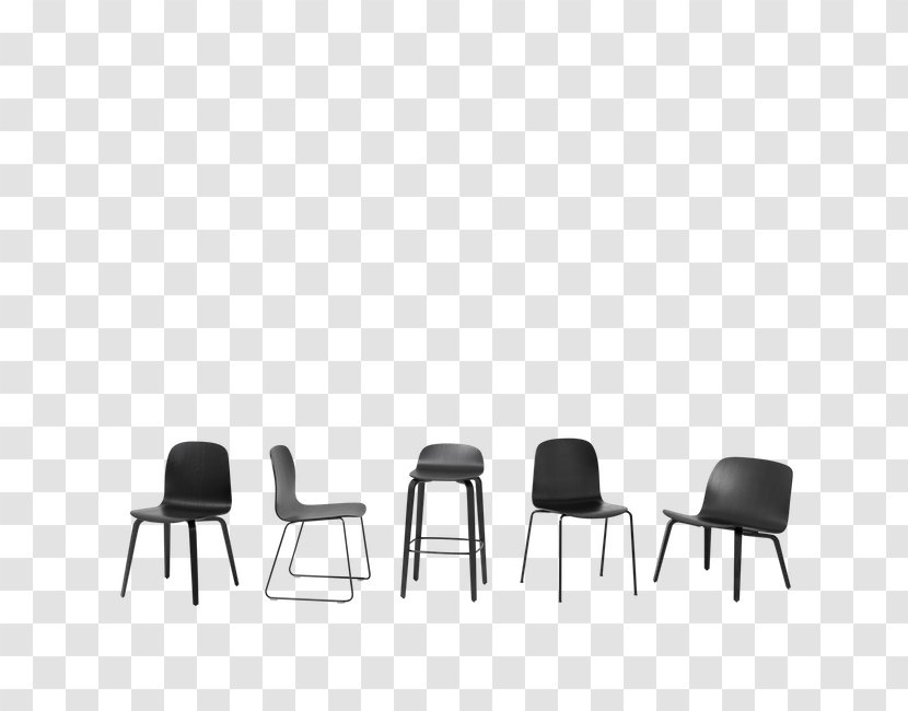 Chair Table Muuto Interior Design Services - Black And White Transparent PNG