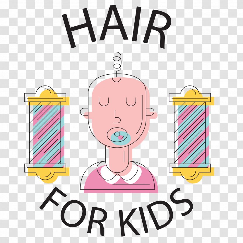 Child Hairdresser Hair Care Hairstyle Clip Art - Heart - Barber Vector Transparent PNG