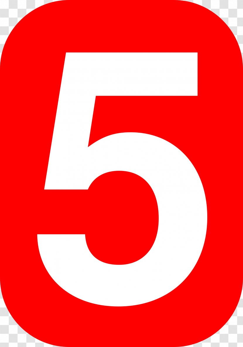 Number Clip Art - Logo - 5 Transparent PNG