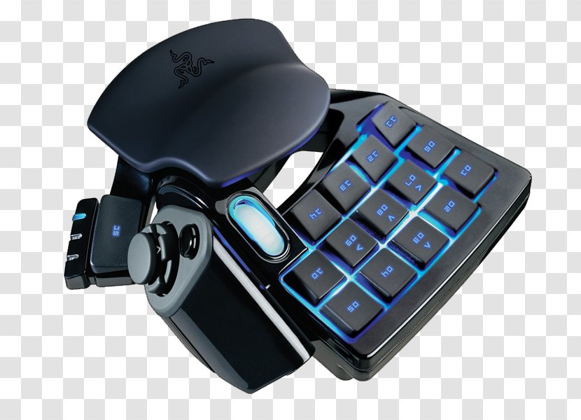 Nostromo SpeedPad N52 Computer Keyboard Gaming Keypad Razer Inc. - Belkin Transparent PNG