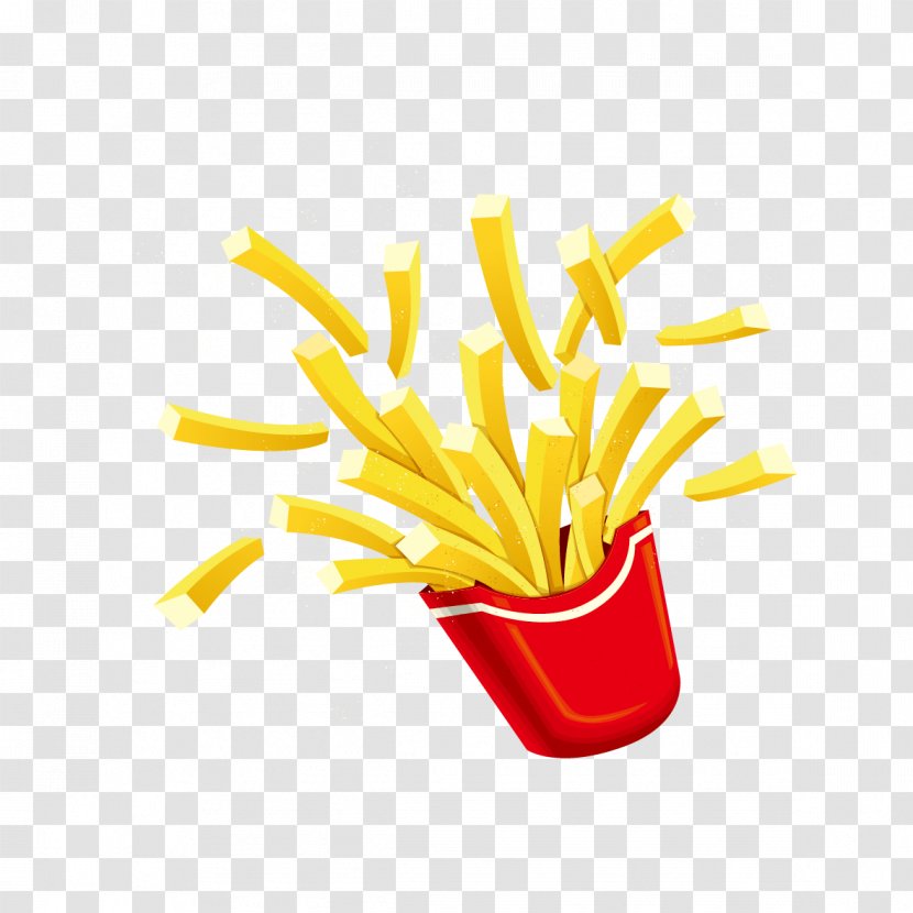 French Fries Hamburger Fried Chicken Take-out Pizza - Fast Food - Creative Chips Transparent PNG