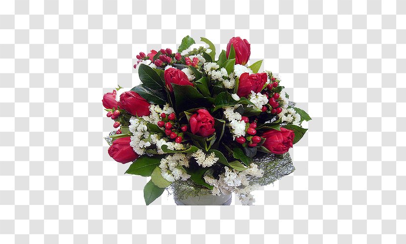 Rose Floral Design Flower Bouquet Nosegay - Family - Of Red And White Baskets Transparent PNG