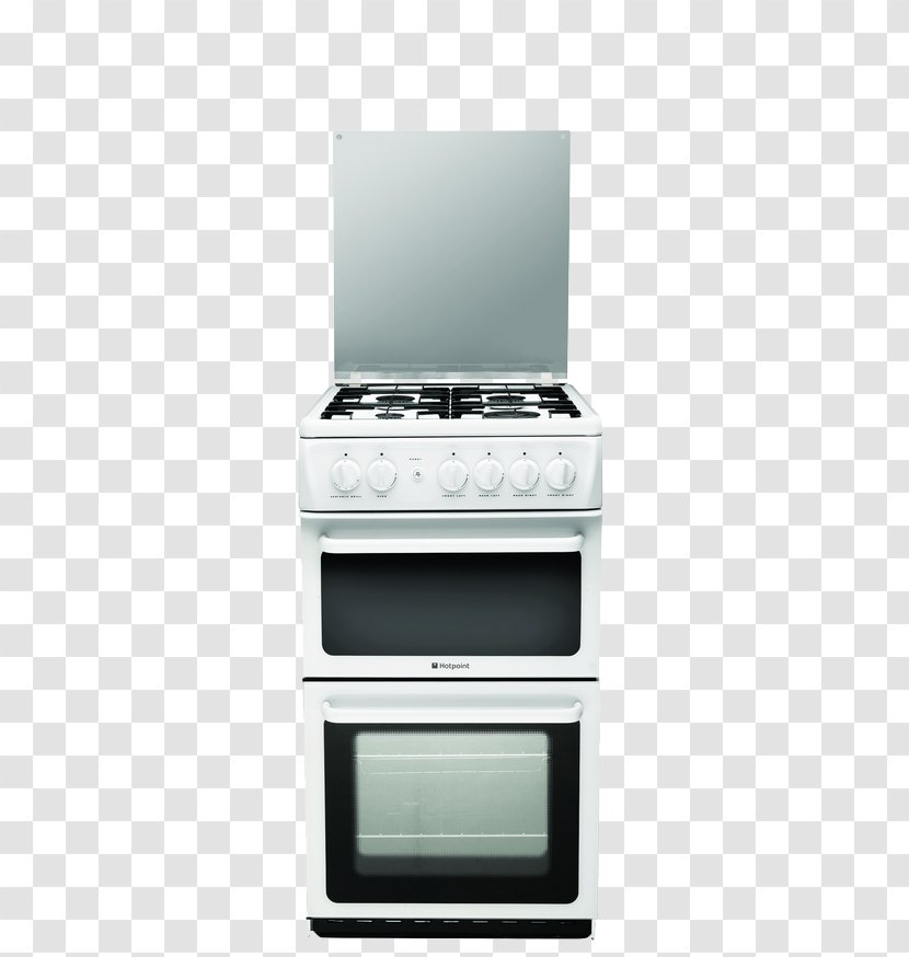 Hotpoint HAG51 Electric Cooker Gas Stove - Hagl51 50cm Double Cavity - Oven Transparent PNG