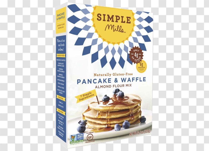 Pancake Waffle Flour Almond Meal Ingredient - Mix Transparent PNG