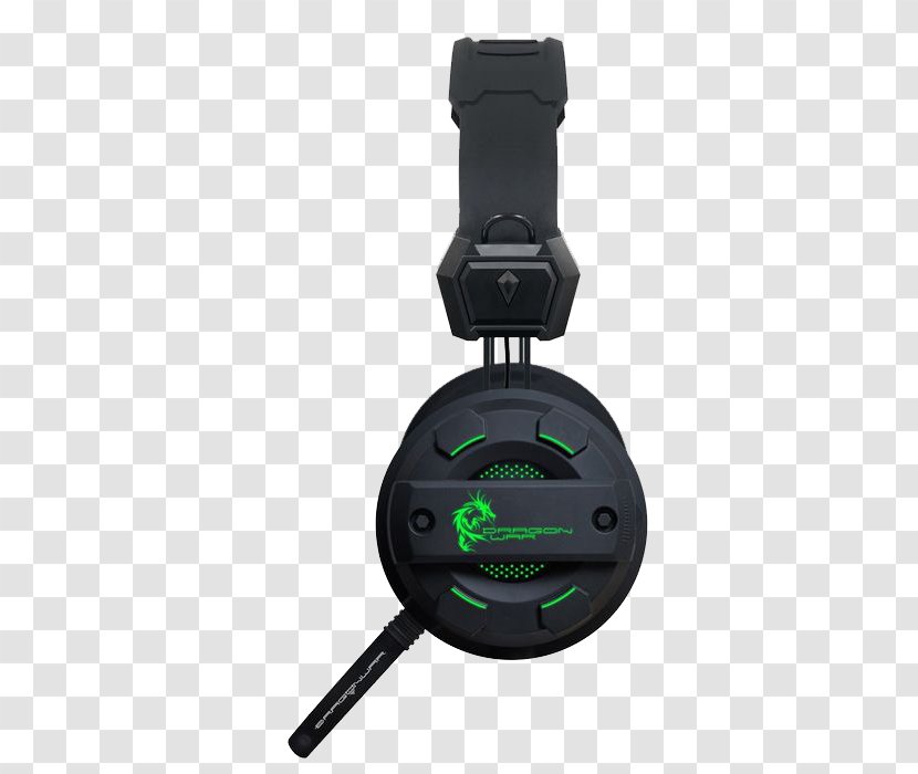 Headphones Microphone Dragon War Revan - Hardware - HeadsetFull SizeGreen, Black Video GamesXbox Headset Starts With G Transparent PNG