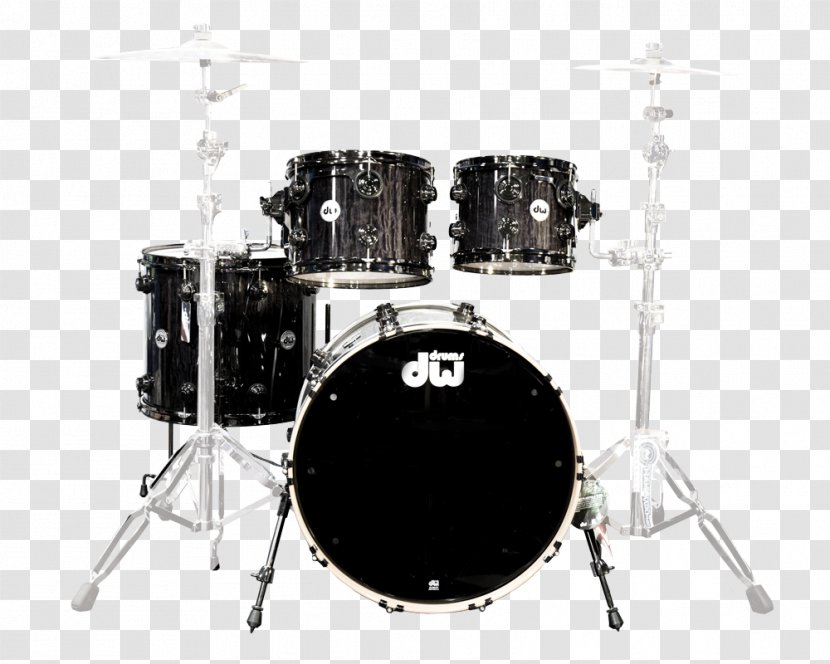 Drum Kits Bass Drums Timbales Drummer - Keyboard - Dw Black Transparent PNG