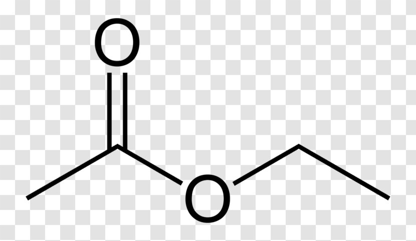 Propionic Acid Structural Formula Acetic Chemical Compound - Anhydride - Black And White Transparent PNG