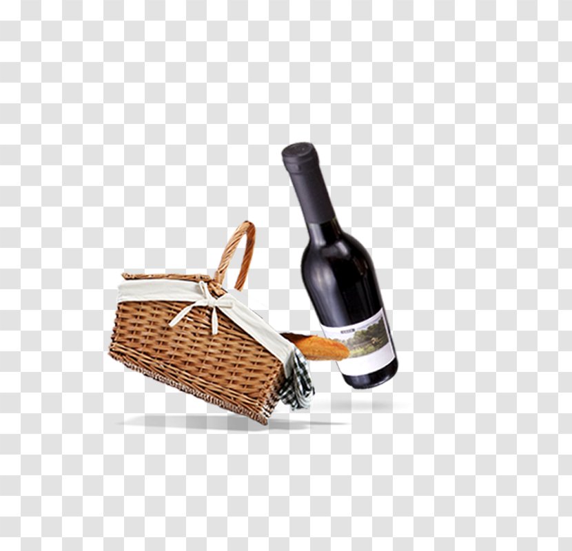 Basket - Drinkware - Red Wine Transparent PNG