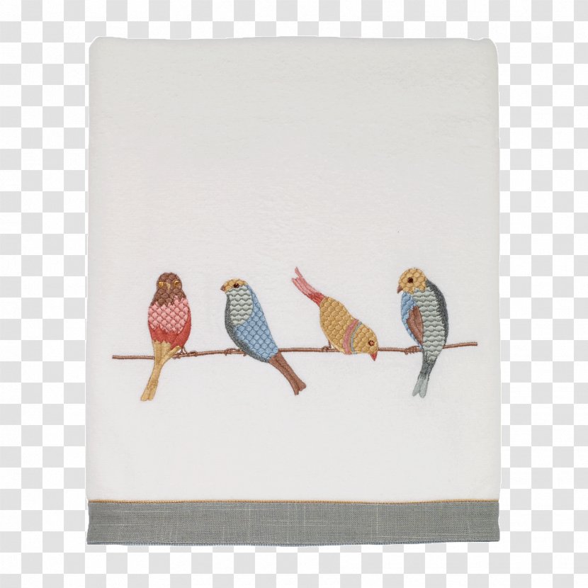 Towel Linens Parakeet Textile Rectangle - Fauna - Feather Transparent PNG