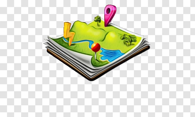 Map Cartoon - Frog Diagram Transparent PNG