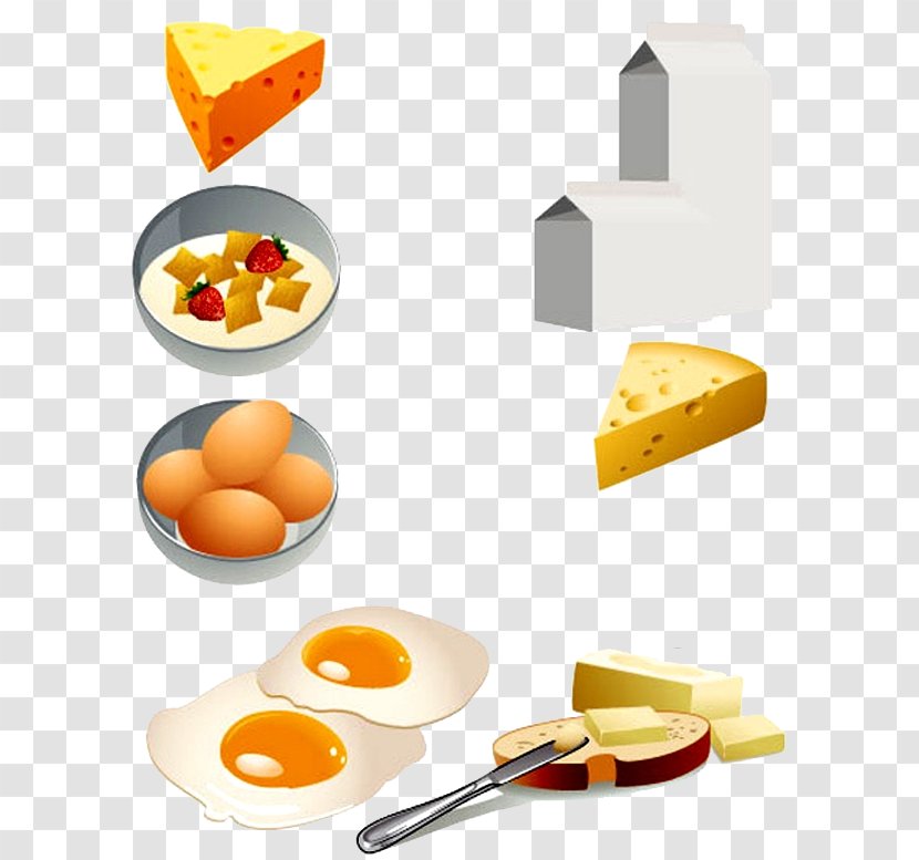 Milk Breakfast Dairy Product Cattle - Cheese - Category Transparent PNG