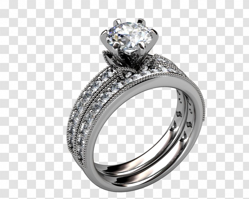 Engagement Ring Wedding Jewellery - Diamond Cut Transparent PNG