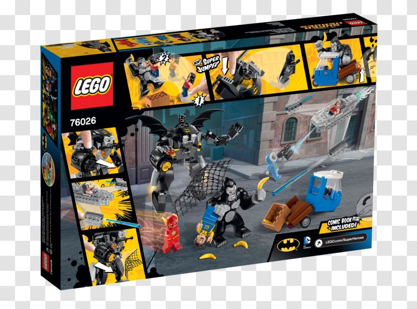 LEGO 76026 DC Comics Super Heroes Gorilla Grodd Goes Bananas Amazon.com Lego Batman 2: Transparent PNG