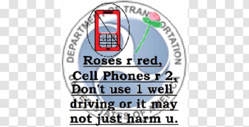 United States Department Of Transportation Brand Logo Font - Sign - Distracted Driving Transparent PNG