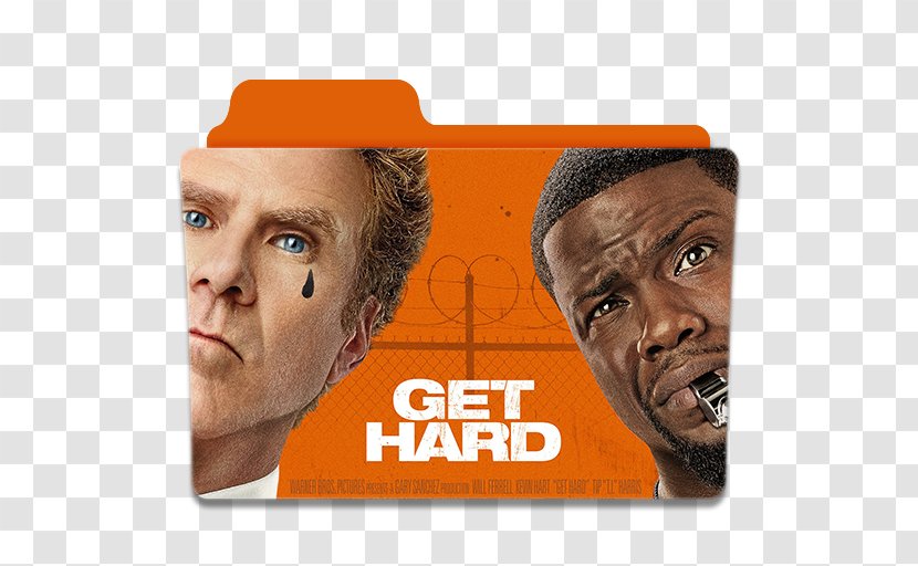 Will Ferrell Kevin Hart Get Hard Darnell Lewis Film - Face Transparent PNG