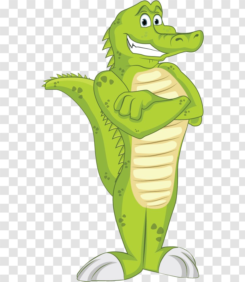 Cartoon Crocodile Reptile Clip Art Crocodilia - Fictional Character Alligator Transparent PNG