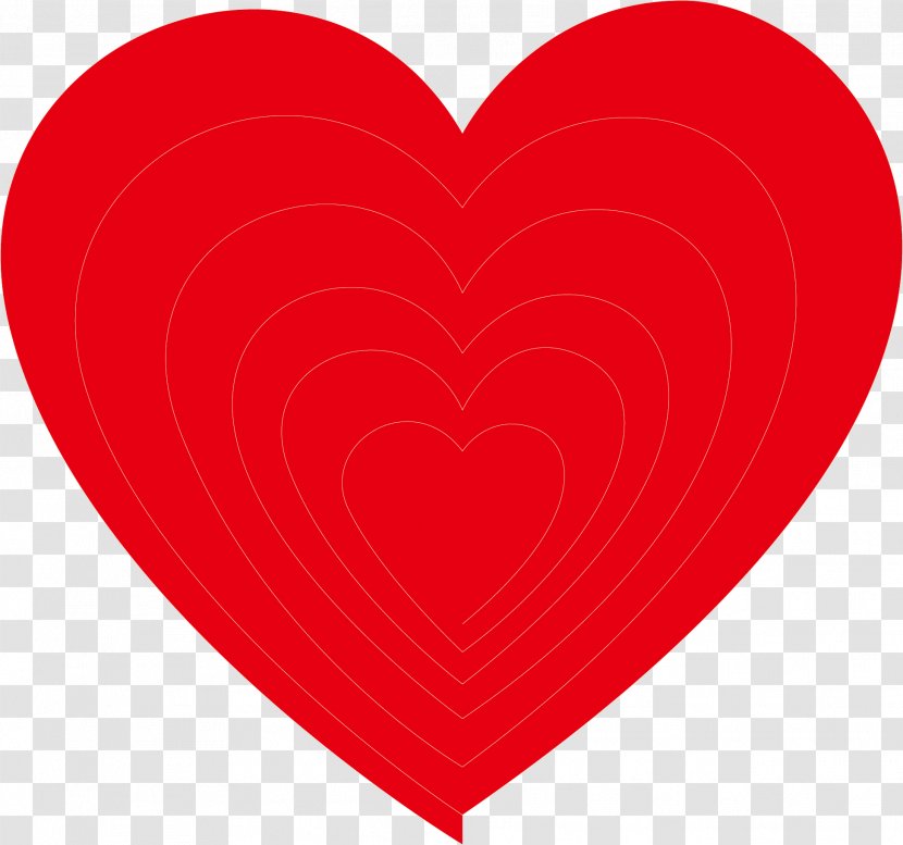 Heart Red Clip Art - Cartoon - A Circle Of Hearts Transparent PNG