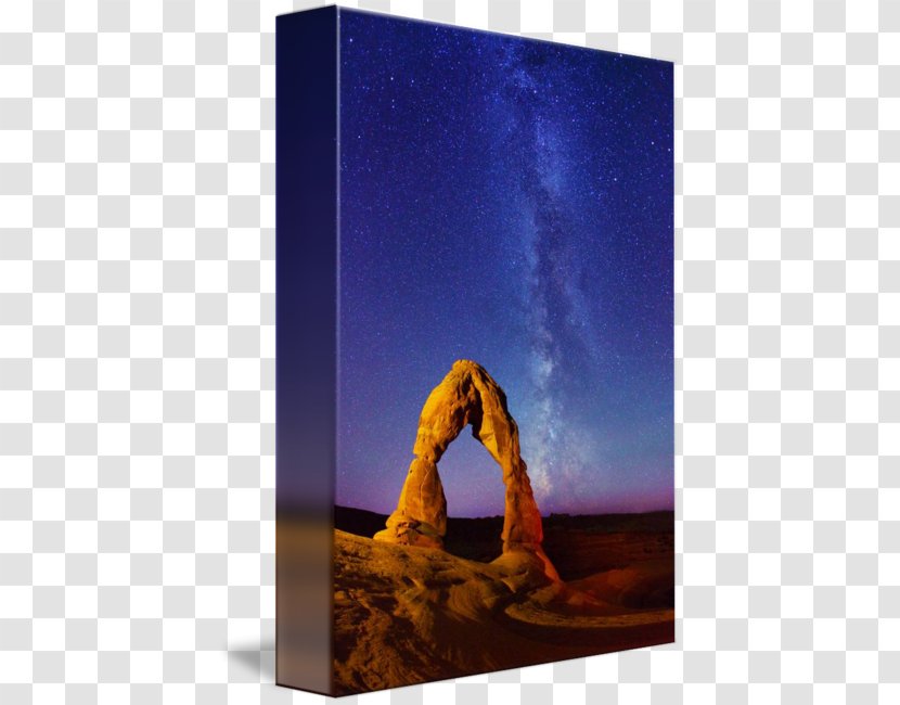 Moab Delicate Arch Double Bryce Canyon National Park Zion - Night Photography Transparent PNG