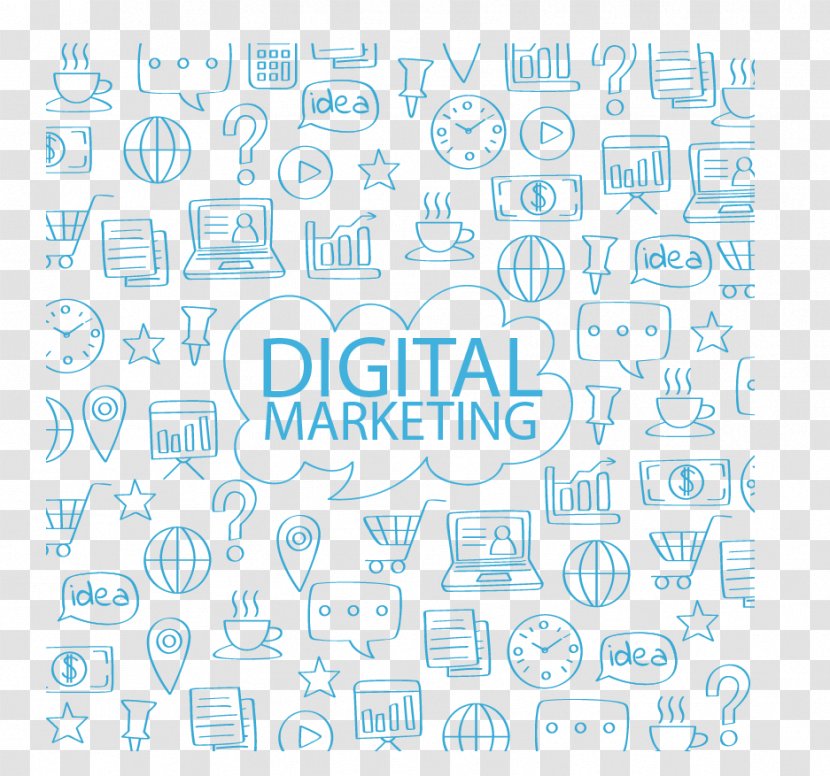 Digital Marketing - Product - Pattern Transparent PNG