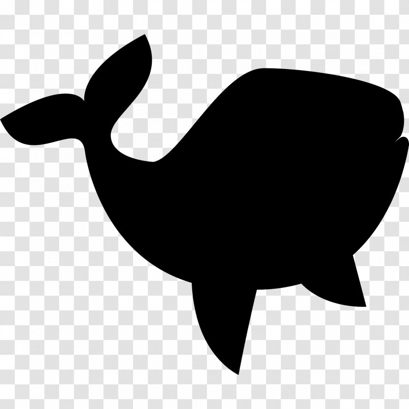 Clip Art Silhouette Marine Mammal Pattern - Blackandwhite - Tail Transparent PNG