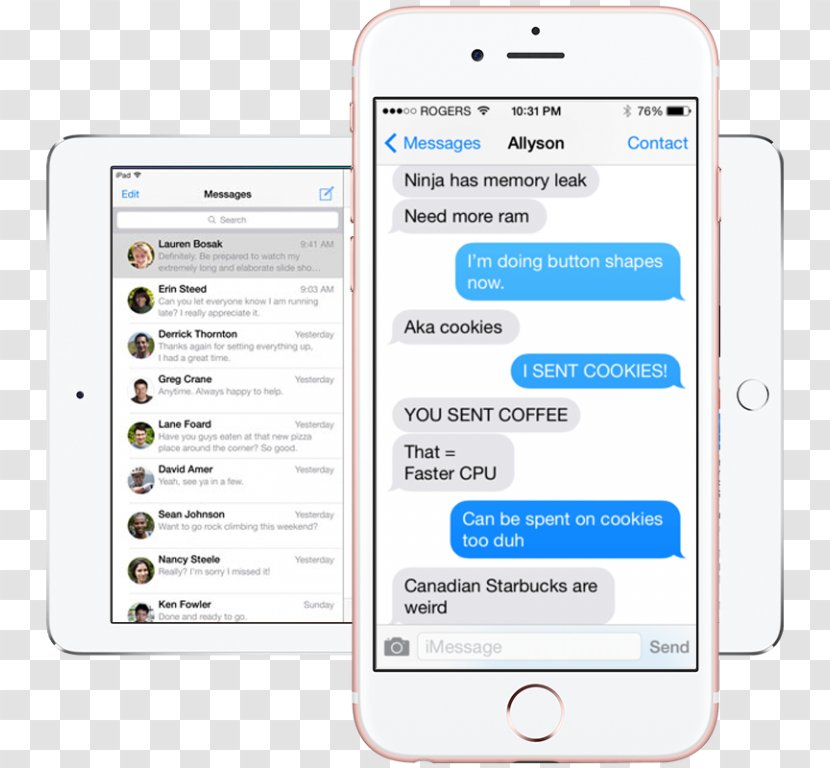 Smartphone Feature Phone IPhone 6 IMessage Messages - Iphone Transparent PNG