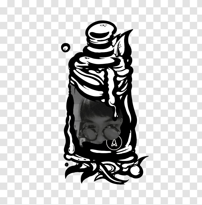 Water Cartoon - Drink - Blackandwhite Bottle Transparent PNG