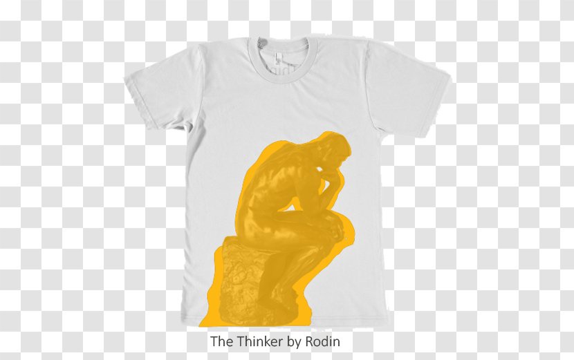 T-shirt Shoulder Sculpture Sleeve Font - Yellow Transparent PNG